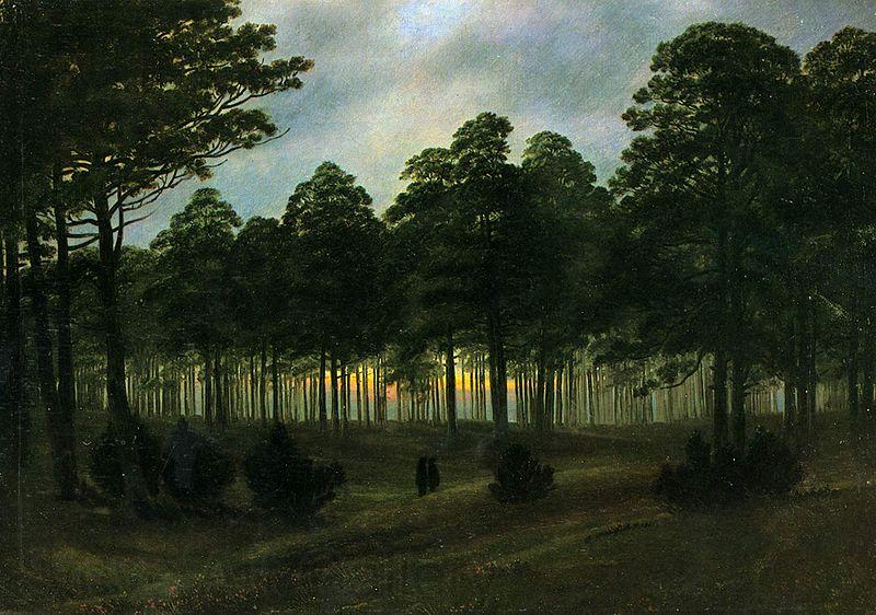 Caspar David Friedrich evening